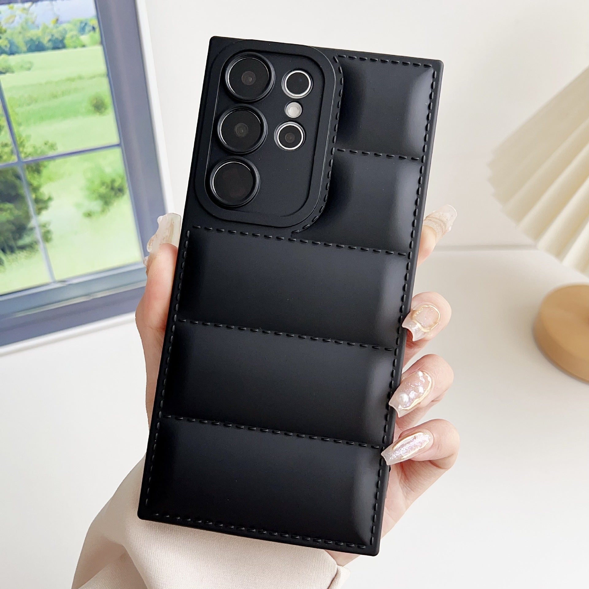 Drop-Resistant Puff Phone Case