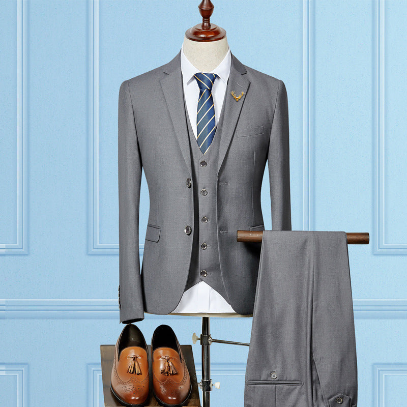 Slim Fit 3-Piece Wedding Suit
