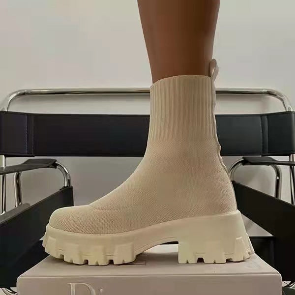 Platform Sock Boots