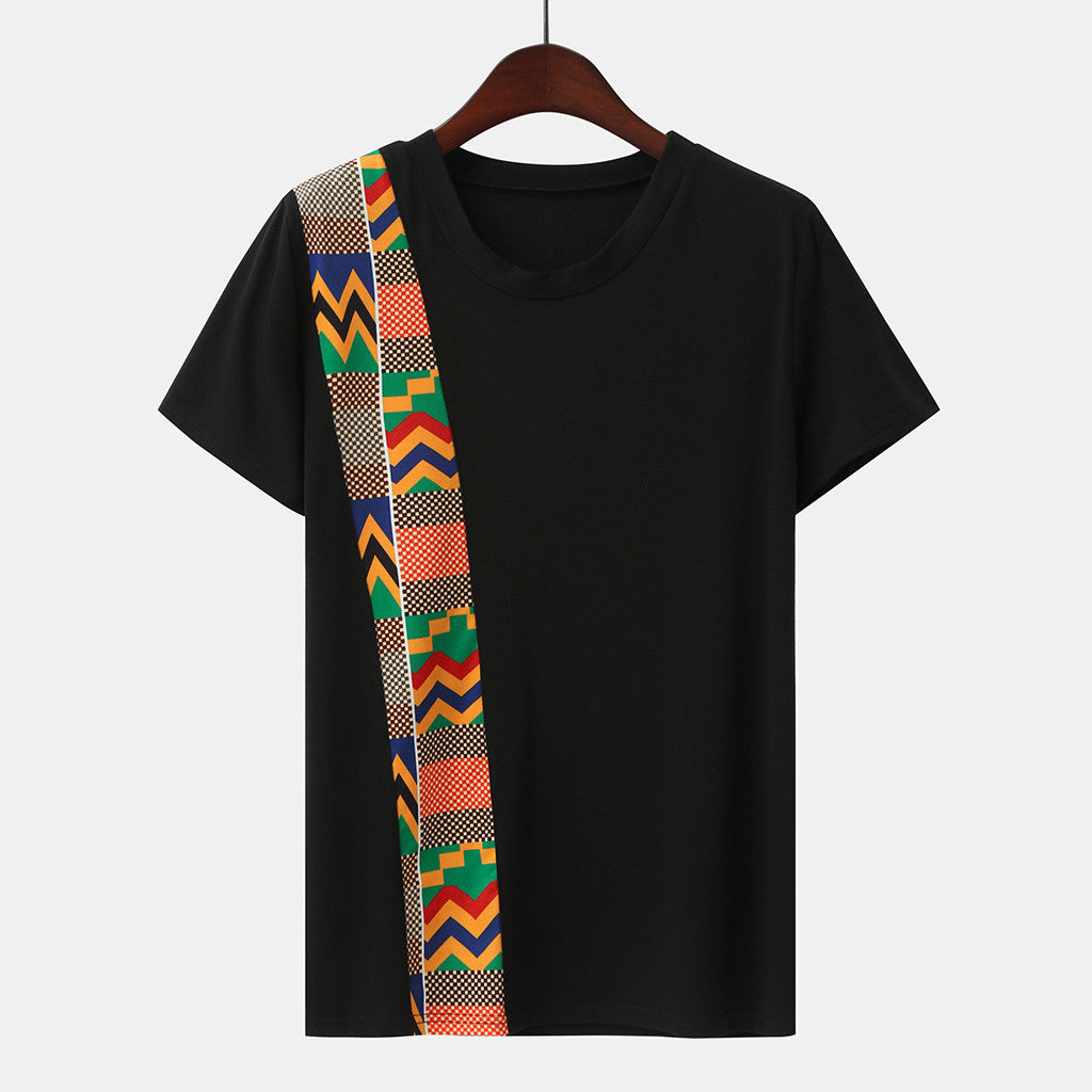 African Print Couple T-Shirts
