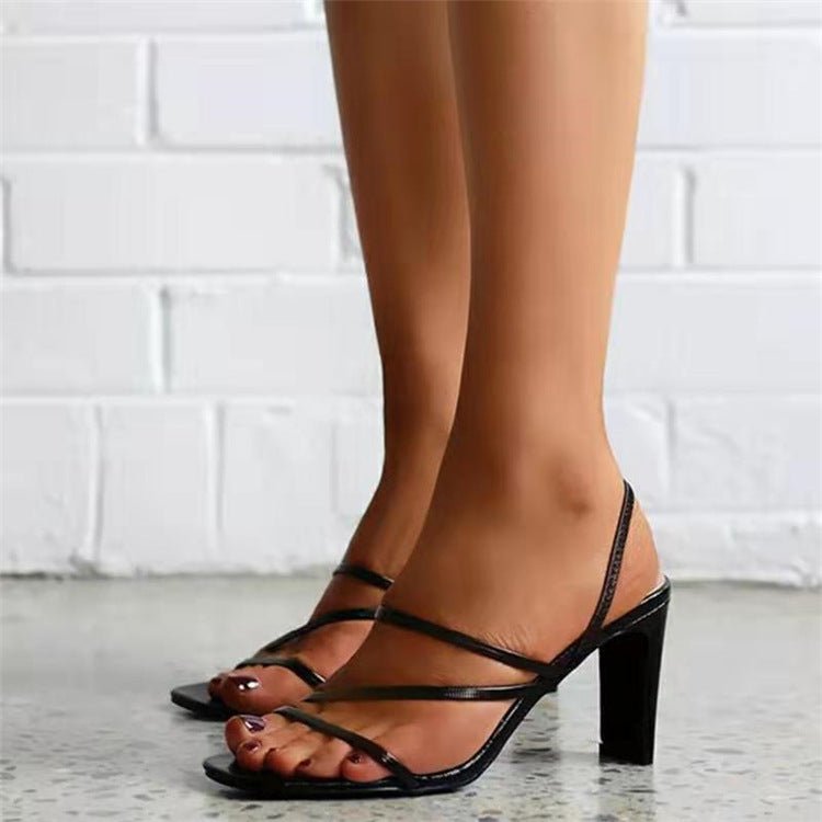 Stiletto Sandals Plus Size 36 - 43 Woman High Heels Shoes Lady - Awesam Goods