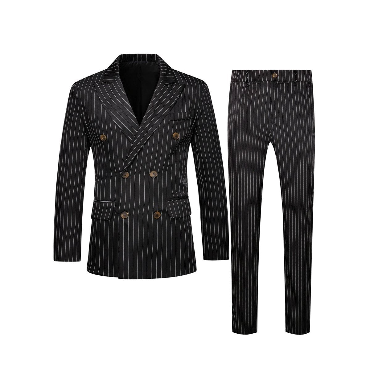 Mens Striped Business Suit Set - Awesam Goods