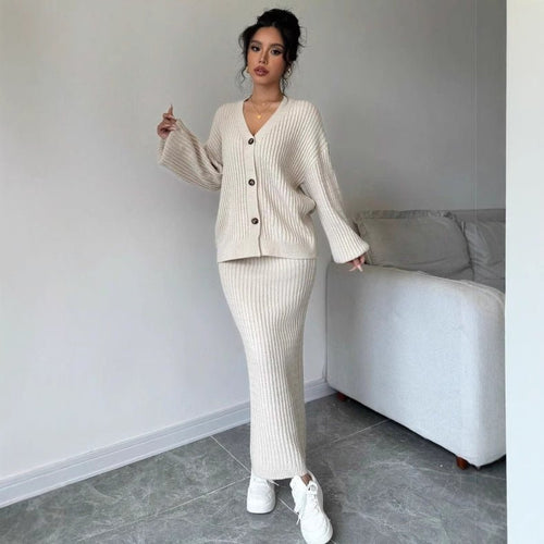 2 - piece Sweater And Skirt - Awesam Goods