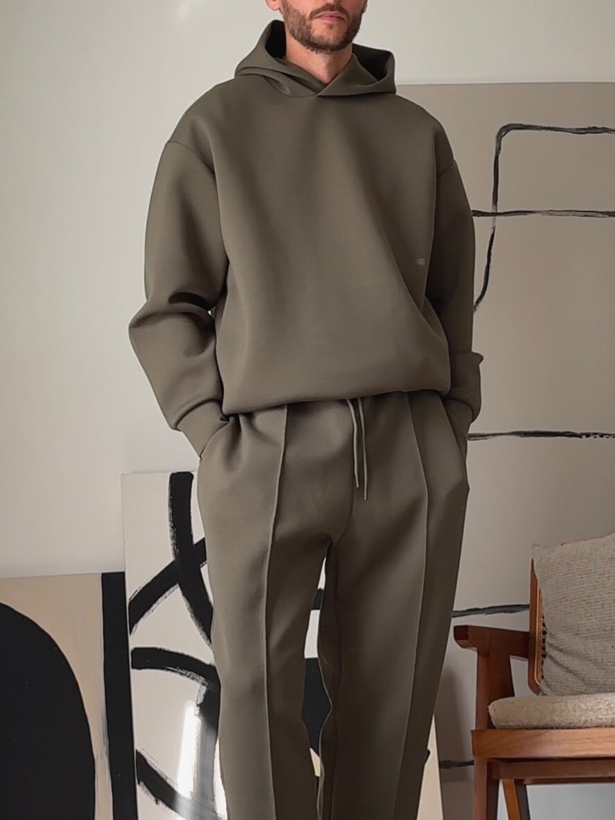 Men's Regular Hoodie & Bottoms Set