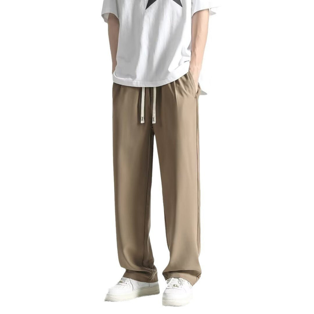 Loose Mop Straight Pants Summer Trend Business Casual Trousers - Awesam Goods