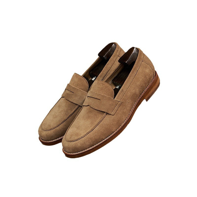 Men's Retro Leather Loafers