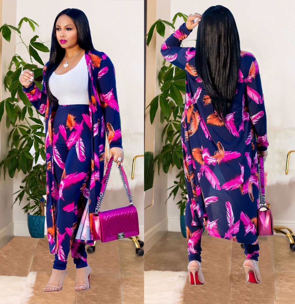 Printed Jacket & Leggings Set