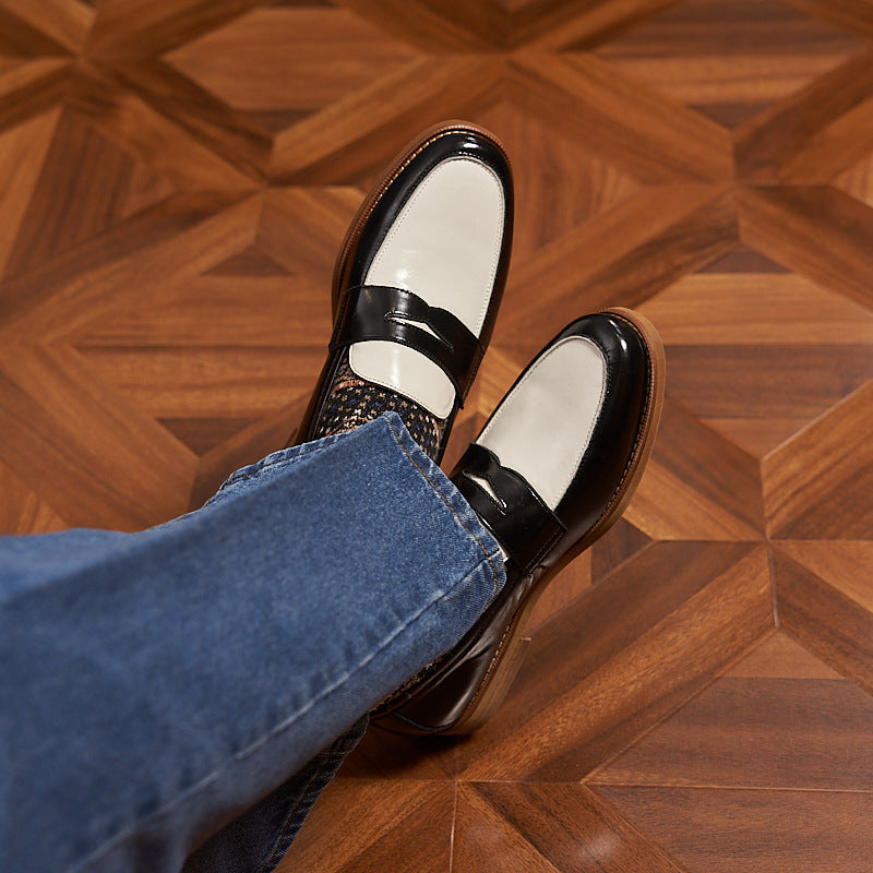 Men's Retro Leather Loafers