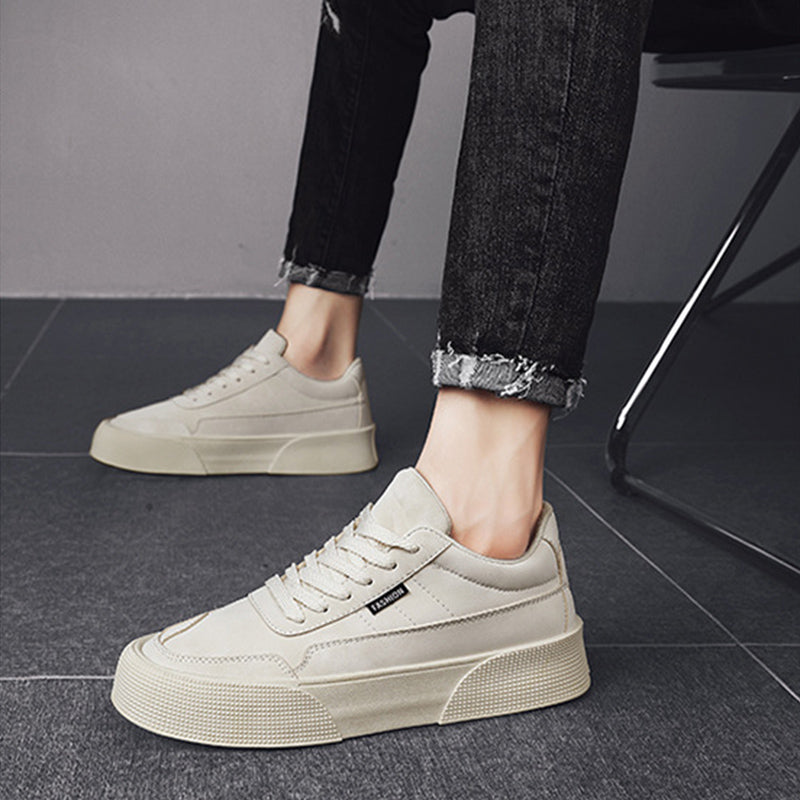 Suede Lace-Up Trainers