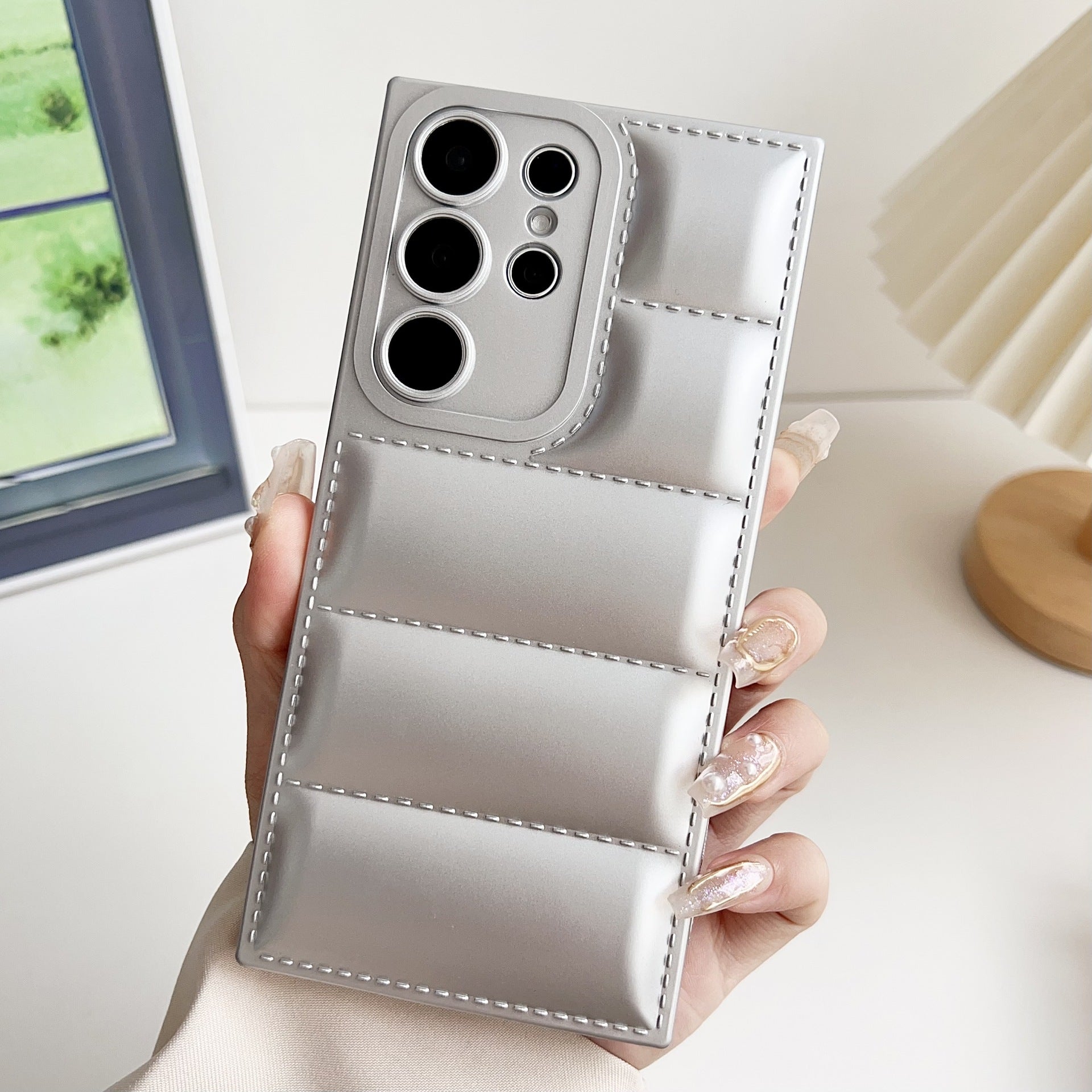 Drop-Resistant Puff Phone Case