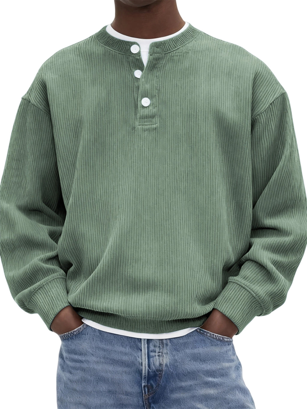 Corduroy Ribbed Pullover