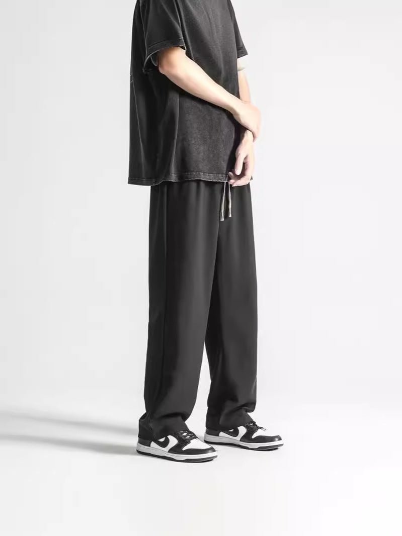 Loose Mop Straight Pants Summer Trend Business Casual Trousers - Awesam Goods