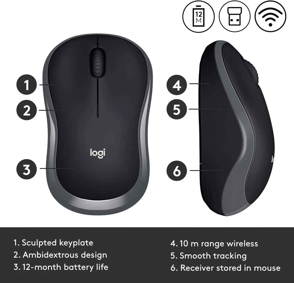 Logitech M185 Wireless Mouse