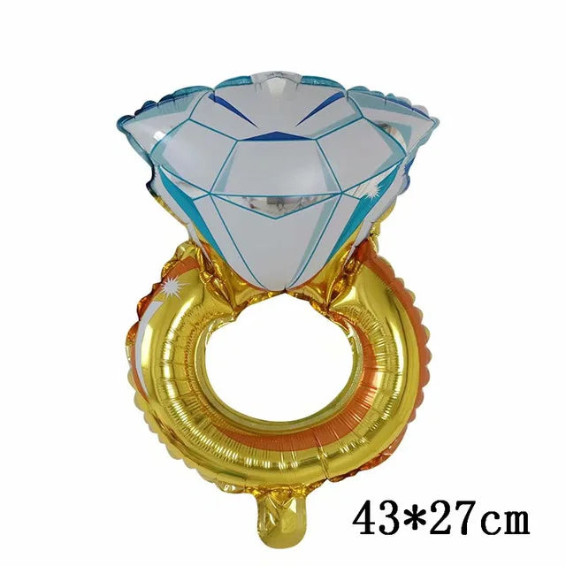 Giant Diamond Ring Foil Balloon