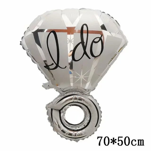 Giant Diamond Ring Foil Balloon - Awesam Goods