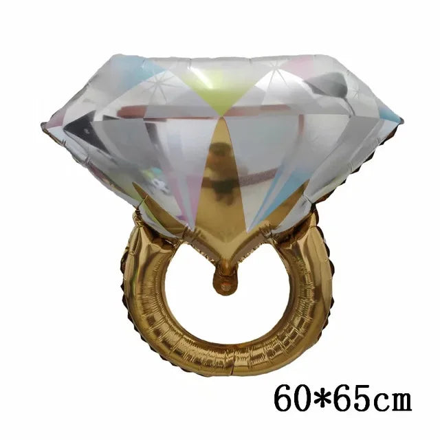 Giant Diamond Ring Foil Balloon