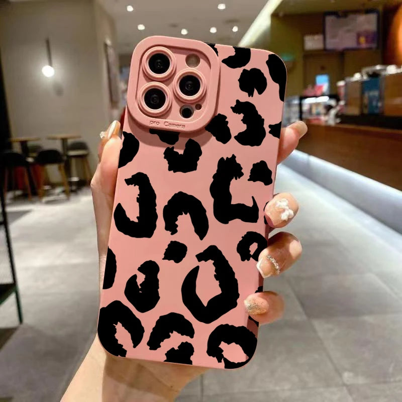 Leopard Design Protective Phone Case
