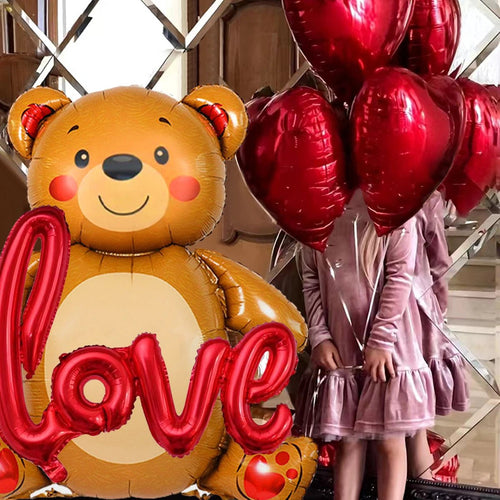4pcs Cute Bear Balloons - Awesam Goods