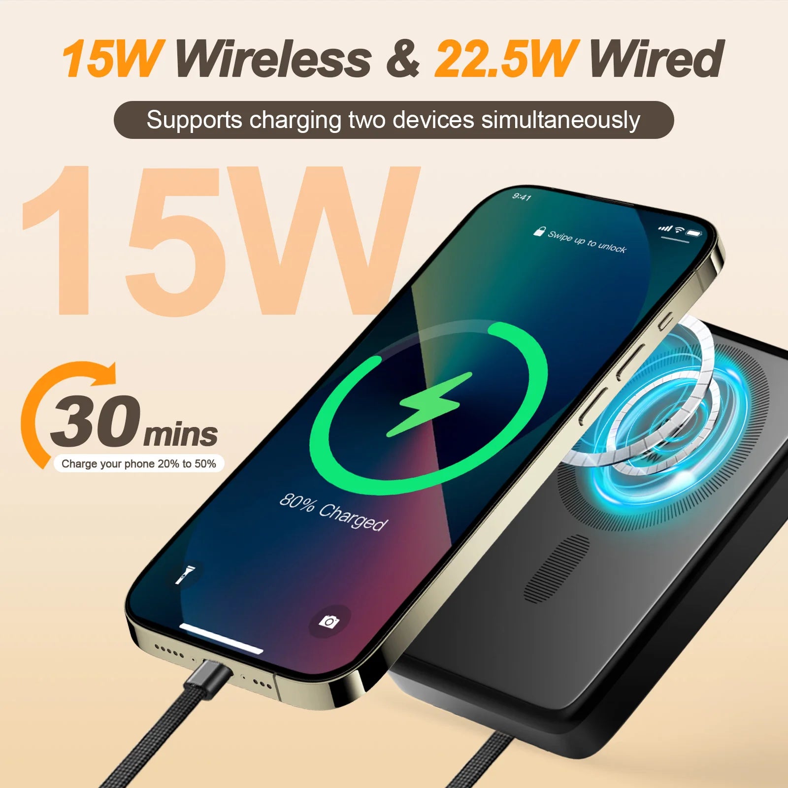 Magnetic Wireless Fast Charger