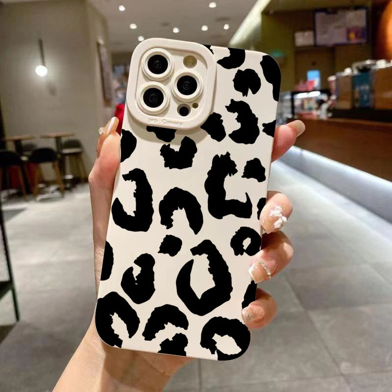 Leopard Design Protective Phone Case