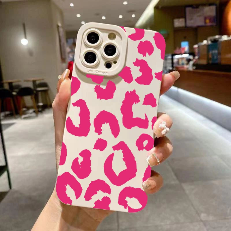 Leopard Design Protective Phone Case