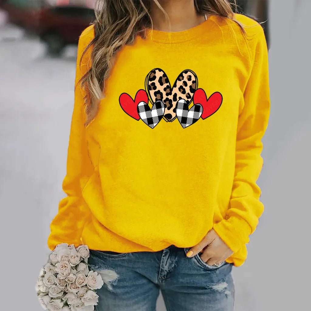 Love Printed Crew neck Sweatshirt
