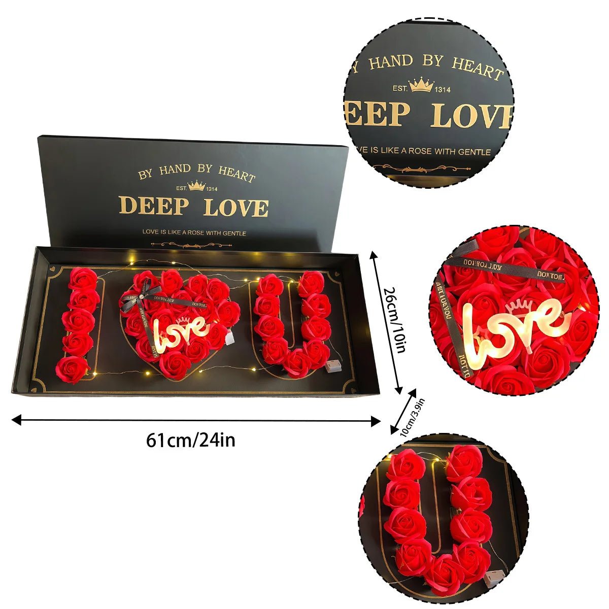 Rose Flower Gift Box - Awesam Goods