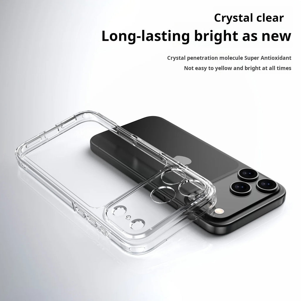 Luxury Transparent Shockproof iPhone Case