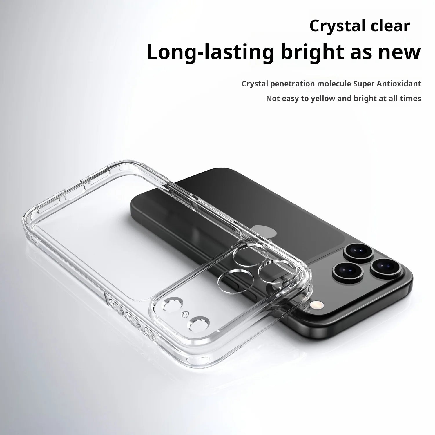 Luxury Transparent Shockproof iPhone Case