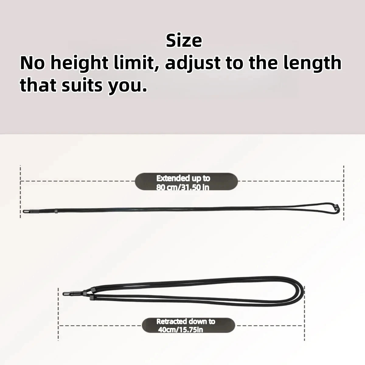 Universal Adjustable Phone Strap Clip Holder