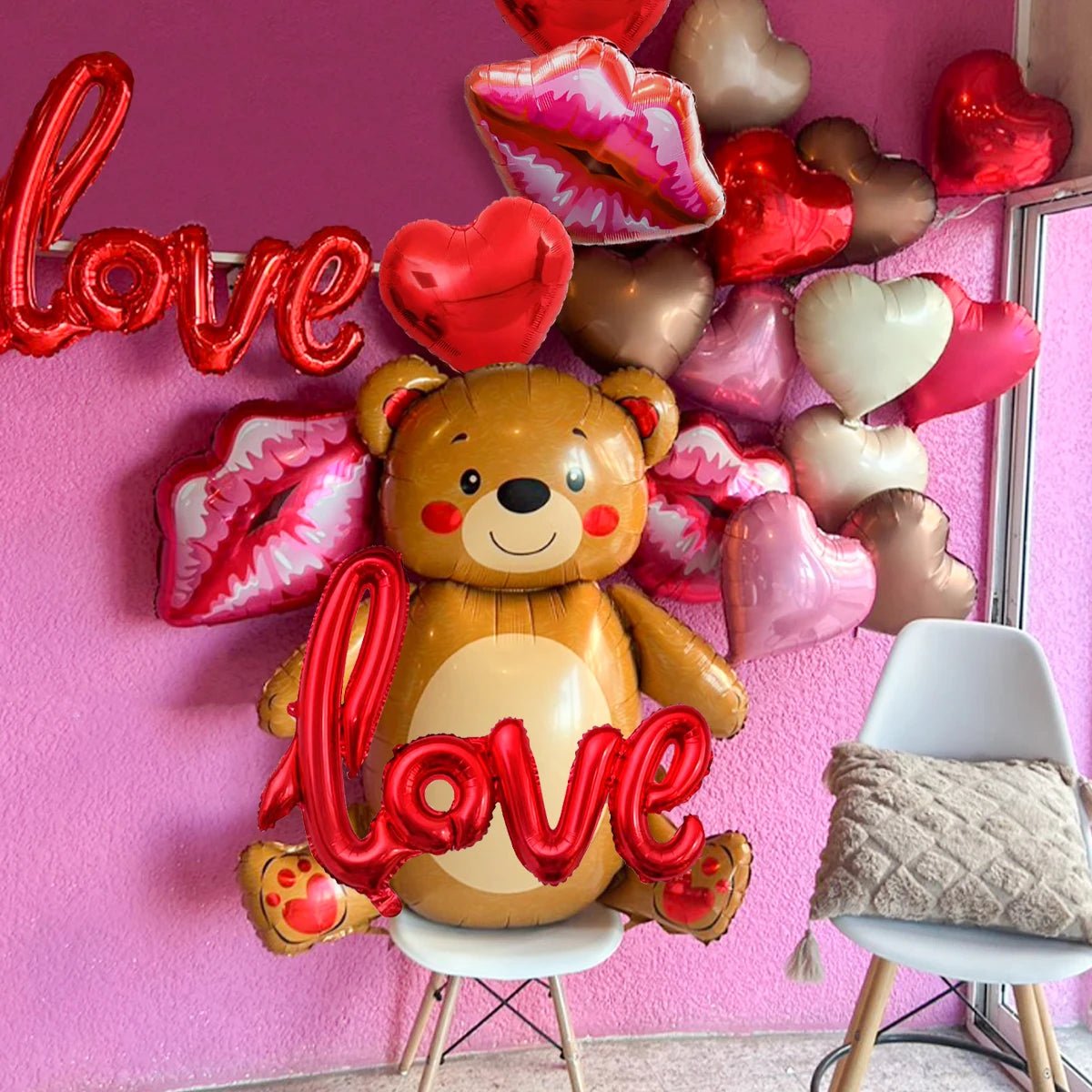4pcs Cute Bear Balloons - Awesam Goods