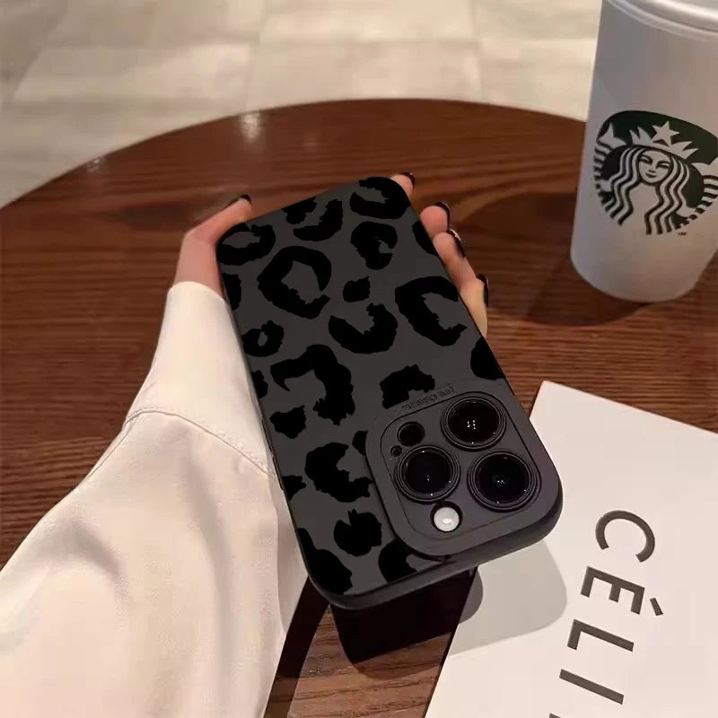 Leopard Design Protective Phone Case