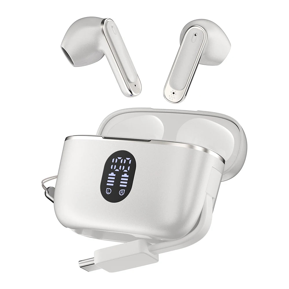 Wireless Earbuds with LED Display