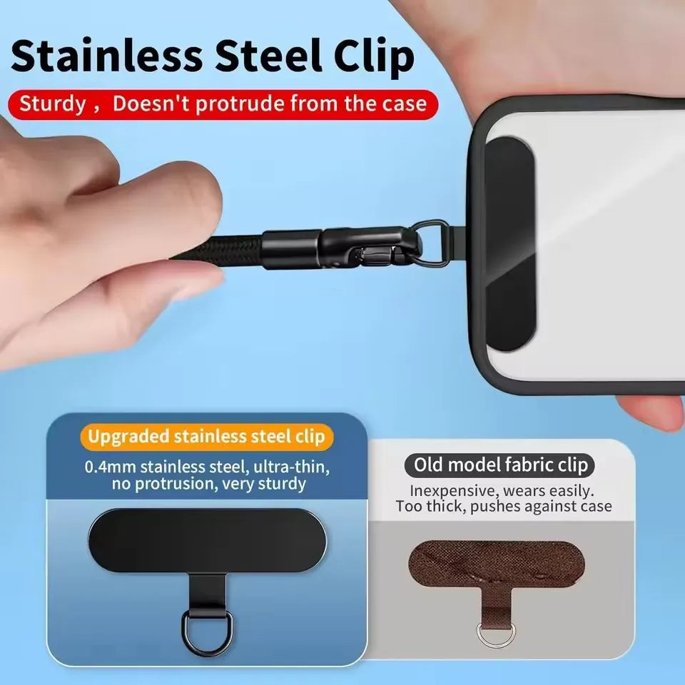 Universal Adjustable Phone Strap Clip Holder