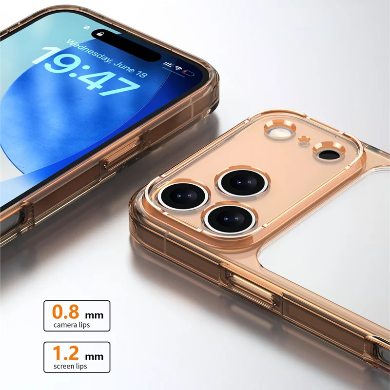 Luxury Transparent Shockproof iPhone Case