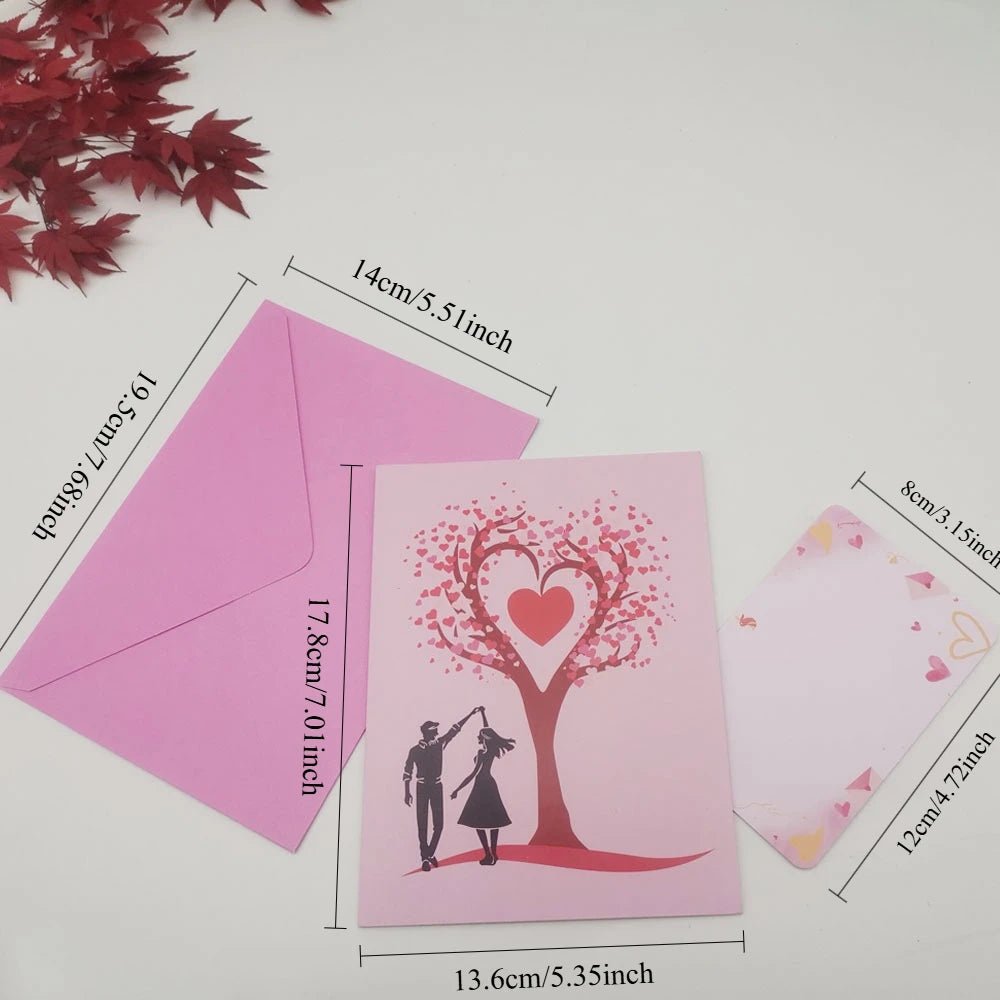 3D Valentine's Day Pop - up Greeting Card - Awesam Goods