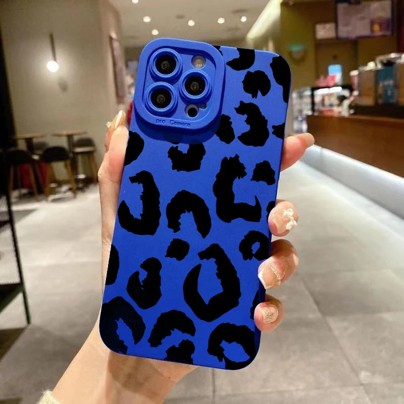 Leopard Design Protective Phone Case