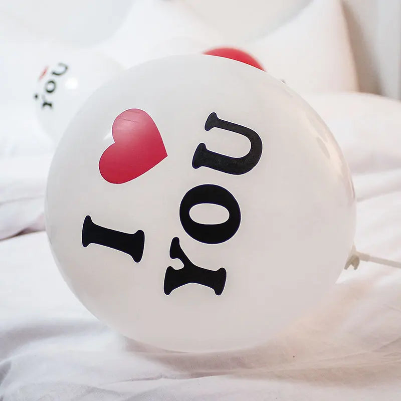 1PC Love and Heart Shaped Foil Balloon