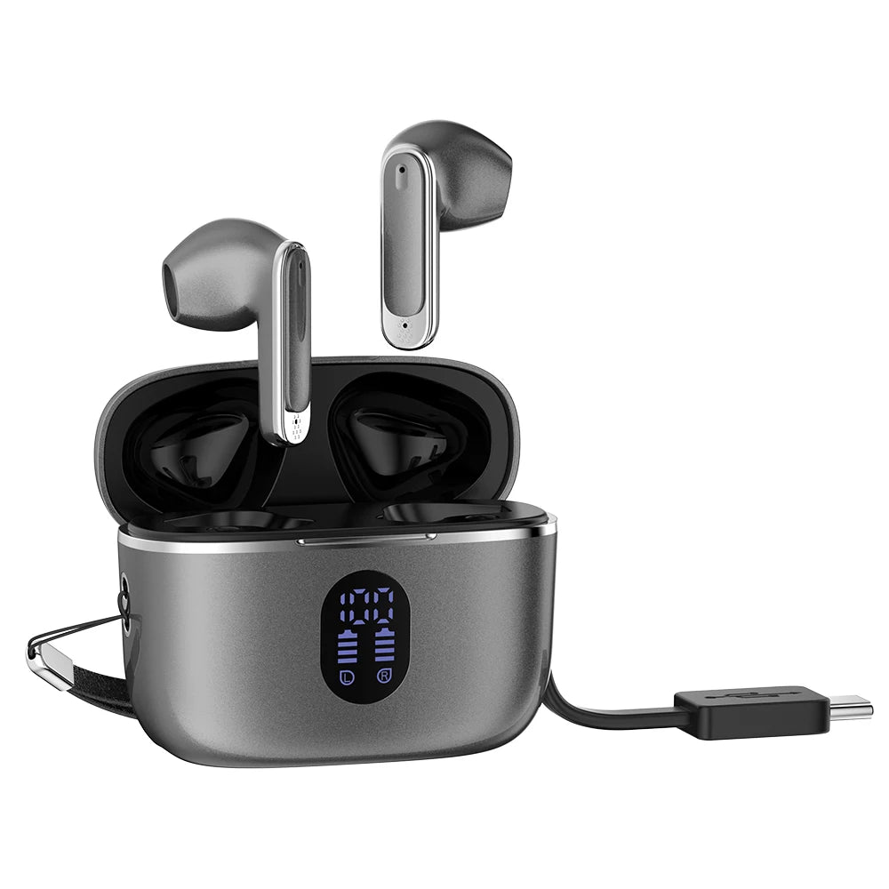 Wireless Earbuds with LED Display