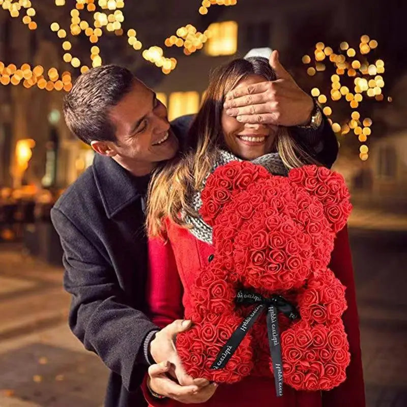 Rose Teddy Bear Valentine's Day Gift