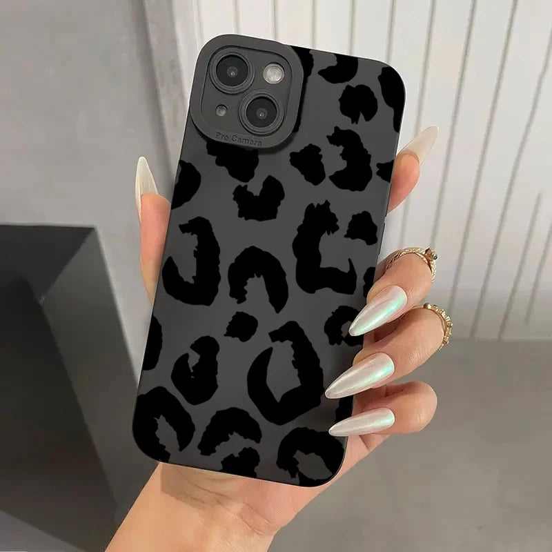 Leopard Design Protective Phone Case