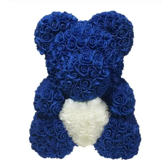 Handmade Rose Heart Teddy Bear