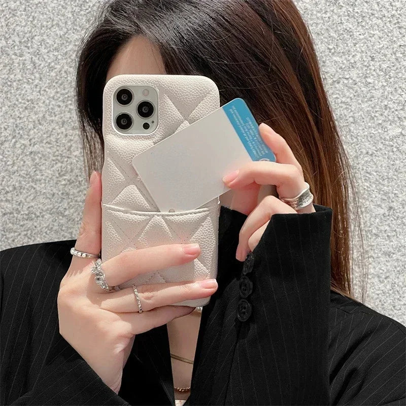 Luxury Cross-body Lanyard Wallet Phone Case