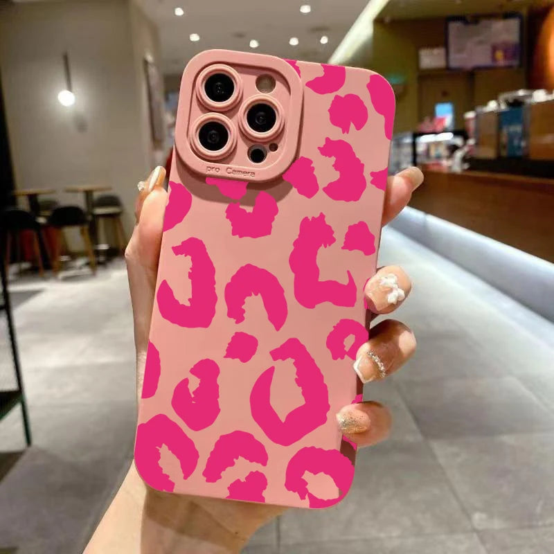 Leopard Design Protective Phone Case
