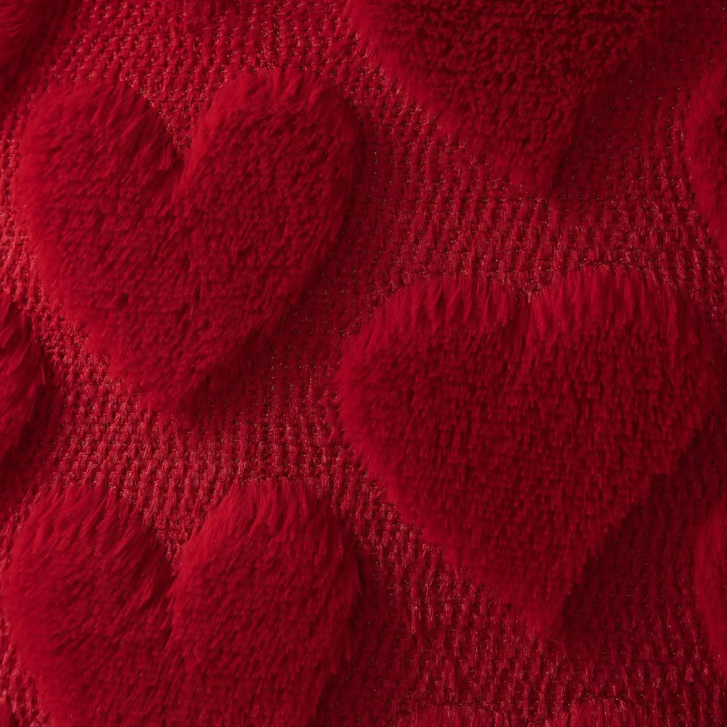 Valentine's Day Plush Pillow Cover