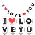 'I LOVE YOU' Letter Pendant Ornaments - Awesam Goods