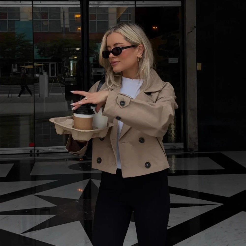 Slim Fit Trench Coat