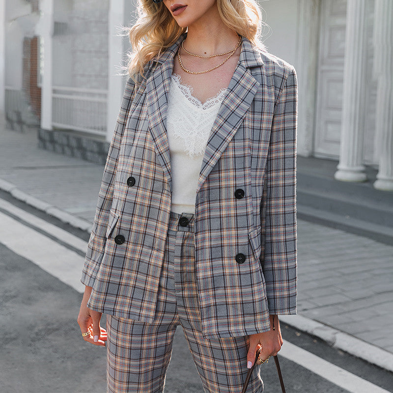 Plaid Business Suit