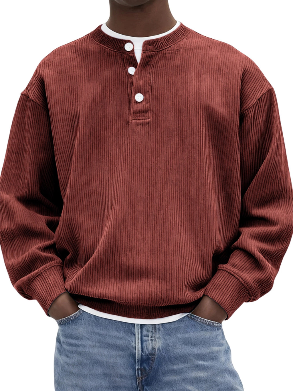 Corduroy Ribbed Pullover
