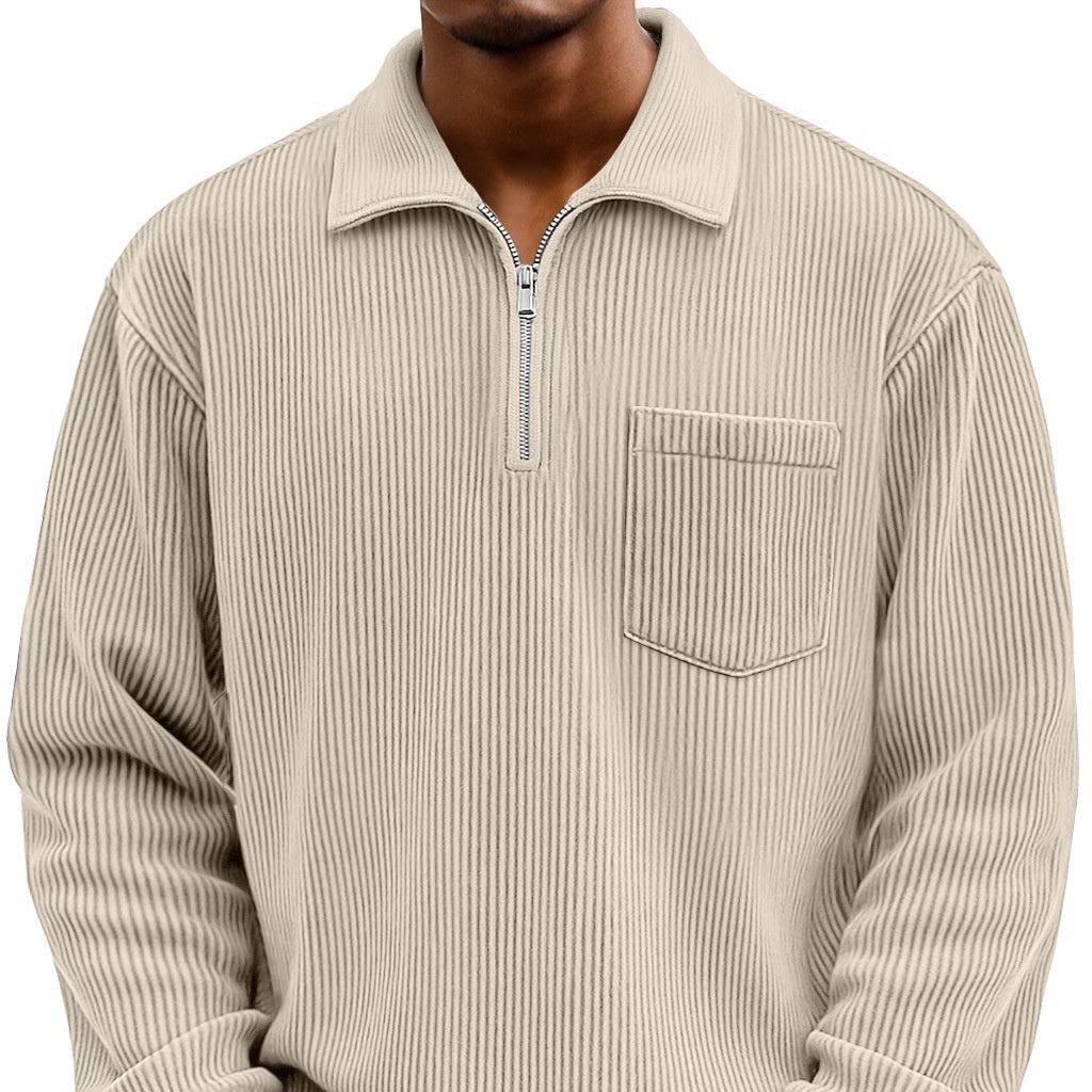 Henley Zip Top